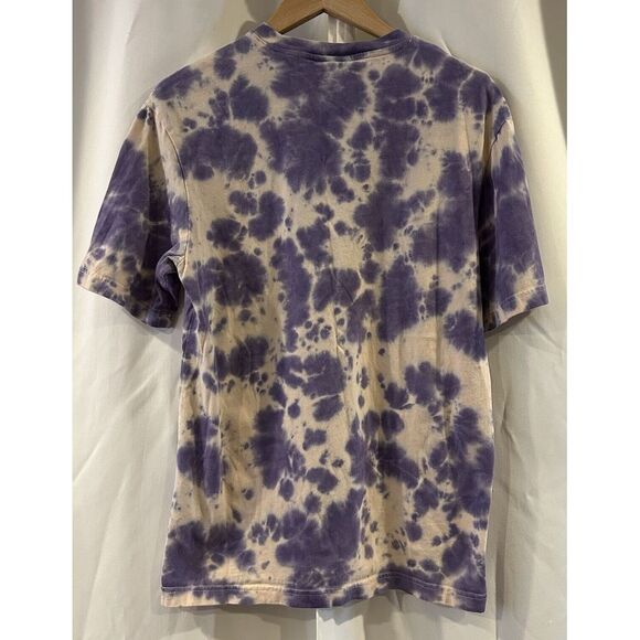 H&M Krusty The Clown Simpsons Relaxed Fit Purple Tie Dye T-Shirt‎ Size XS - Picture 4 of 6